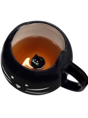 Koolkatkoo Cute Ceramic Cat Lovers Coffee 12 oz Surprise Kitten Mug